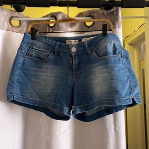 Denim shorts